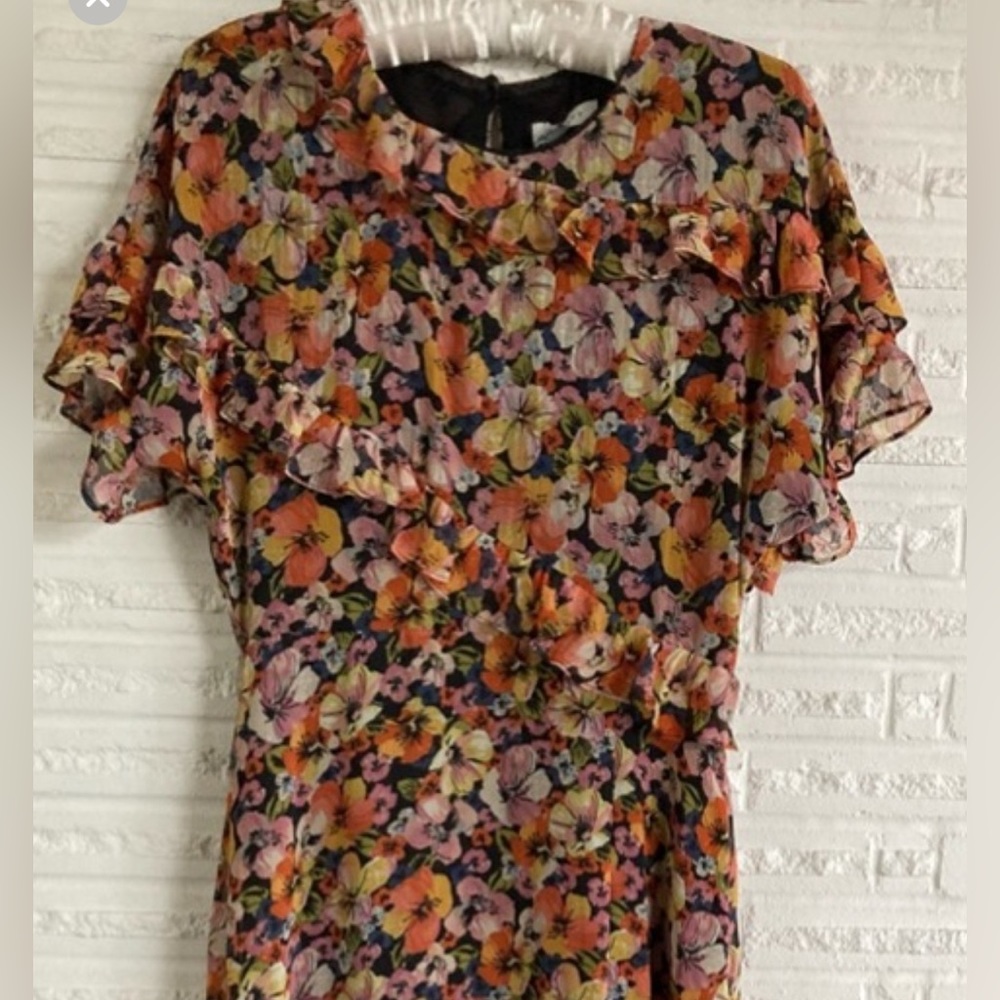 NWT Topshop  Top Shop floral dress
